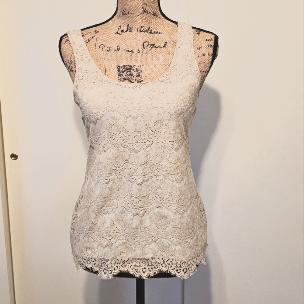 Banana Republic Lace Top XS